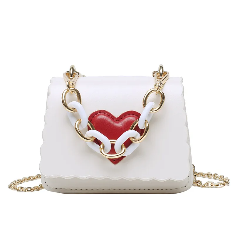 

Fashion Vintage Unique Heart Sling Crossbody Shoulder Bags for Ladies and Girls 2021 Luxury Designers Mini Kids Purses Handbags, 5 colors