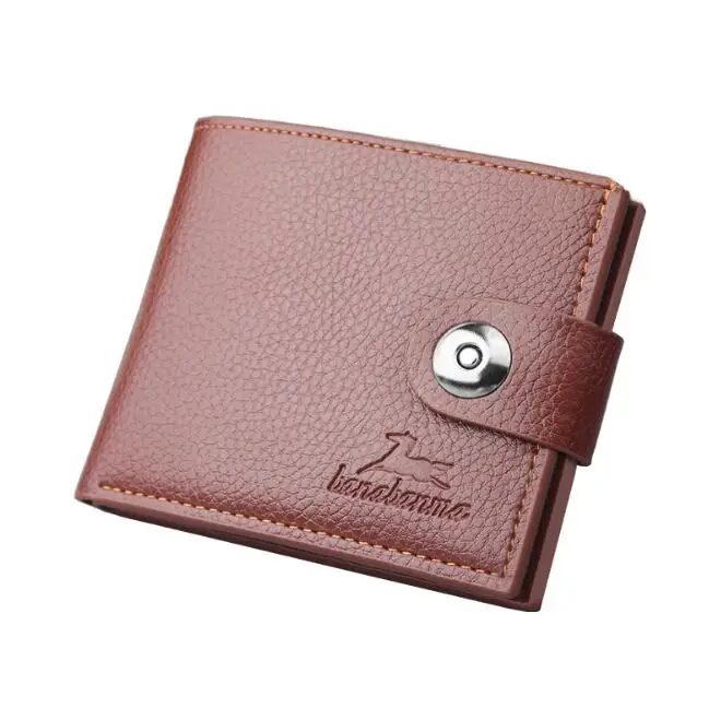 

Ready stock Men Purse Card Male Wallets Pu Money Bag Short wallet for man