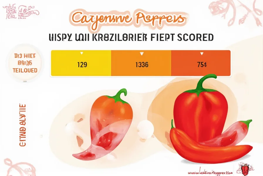 Close-up of fresh cayenne peppers showing variation in color and size that affects heat intensity
