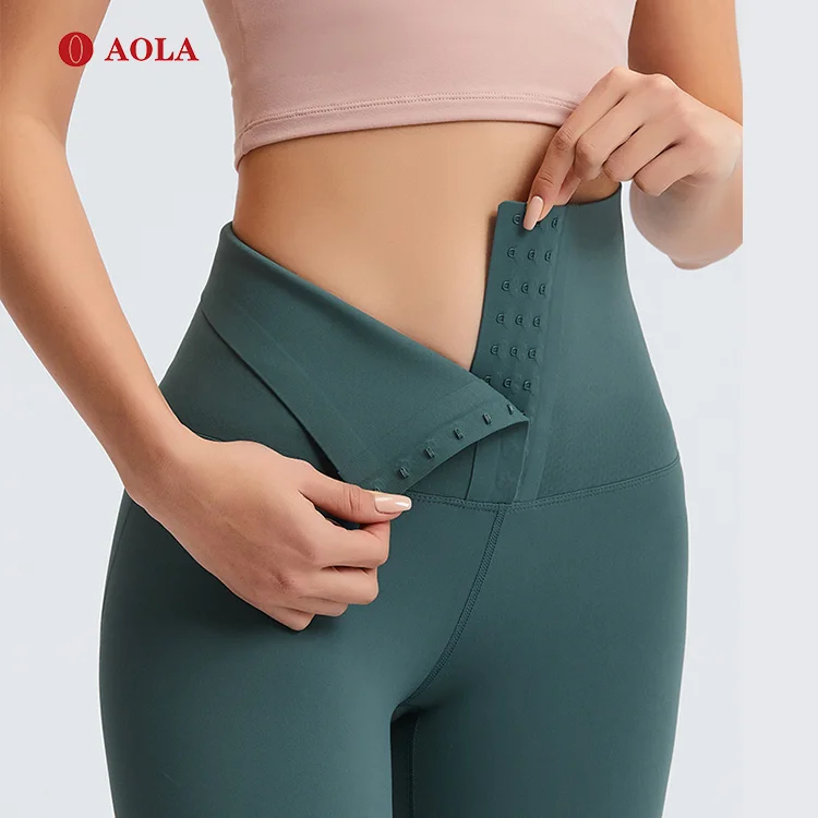 

AOLA Yoga Squat Proof Womens Pants Tights Soft Women Sex Lady Super High Waisted Seamless Leggings, Pictures shows