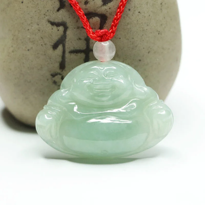 

Natural Myanmar Fake Jadeite Pendant Buddha Jade Jewelry Factory Live Delivery FC1022214