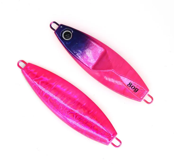 

Toplure Saltwater Fishing lure Metal jig 40g 60g 80g 100g Artificial Baits Glow Slow Jigging Lure Metal Slow jigs, 4 colors