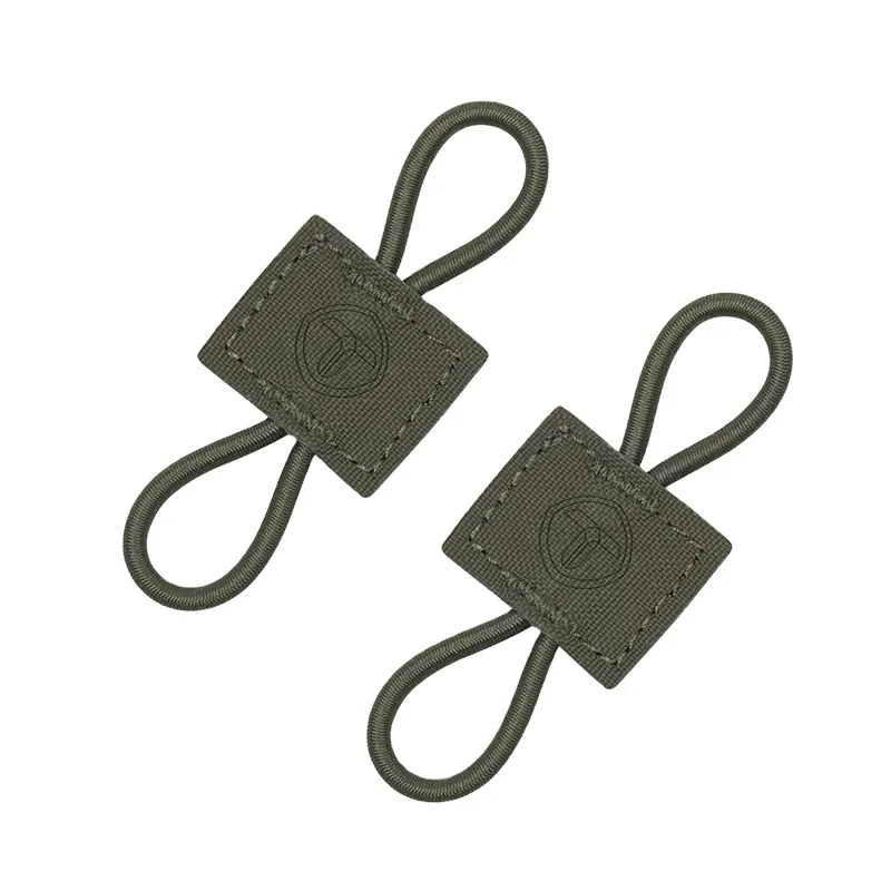 

TOPTACPRO 500D Nylon Cordura Tactical MOLLE Elastic Holder 2PCS Binding Retainer for Antenna Stick Pipe