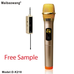 gold handheld karaoke microphone handheld wireless mini microphone