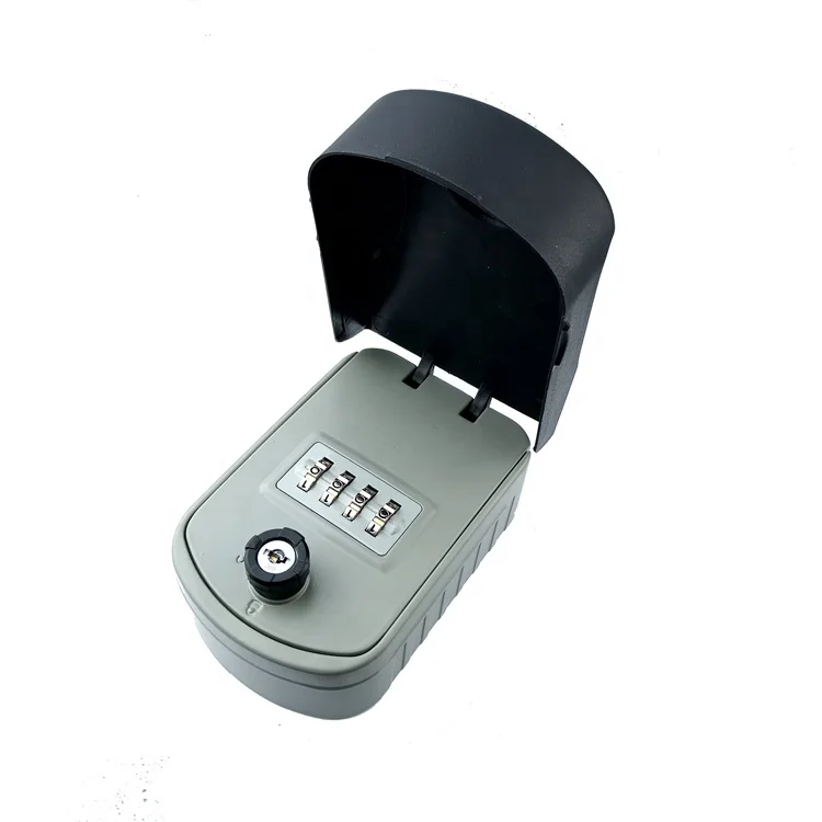 

New style Waterproof with key Wall Mounted safe Storage 4 digital Combination cocle key security box with key open key box code
