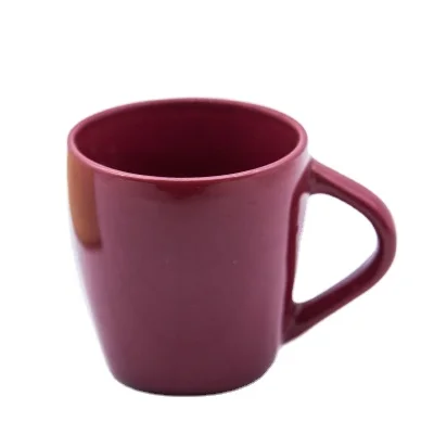 

High Quality Ceramic Mug Red Custom Mug Hot Selling Porcelain Coffee Cup, Customized