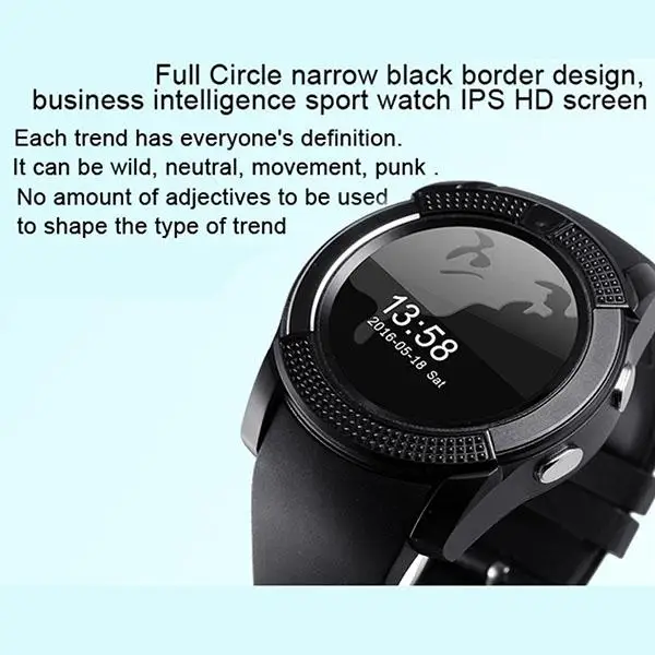 Buy online Lambent V8 Smartwatch Compatible With All Smartphones (white)  from Watches for Men by Lambent for ₹2199 at 0% off | 2024 Limeroad.com