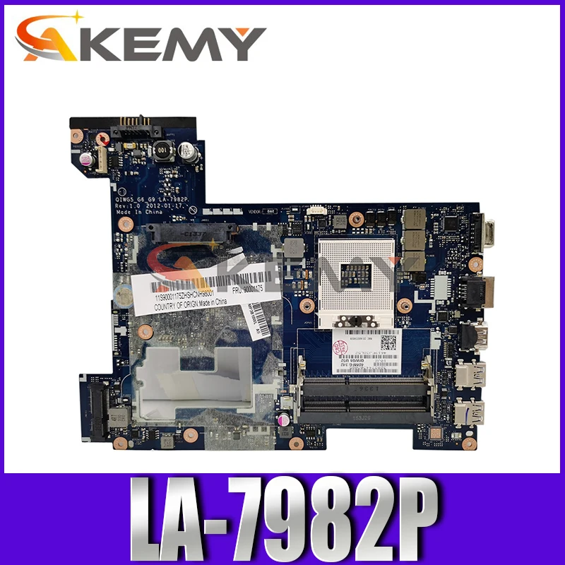 

Laptop motherboard For Ideapad G580 Mainboard 11S90000119 LA-7982P DDR3