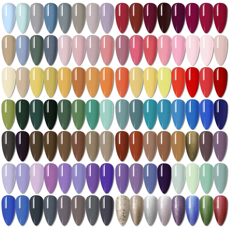 

Nail Supplies Customized 7.3ml 15ml Gel Polish Nail Art 120 Colors New Style 033 Red