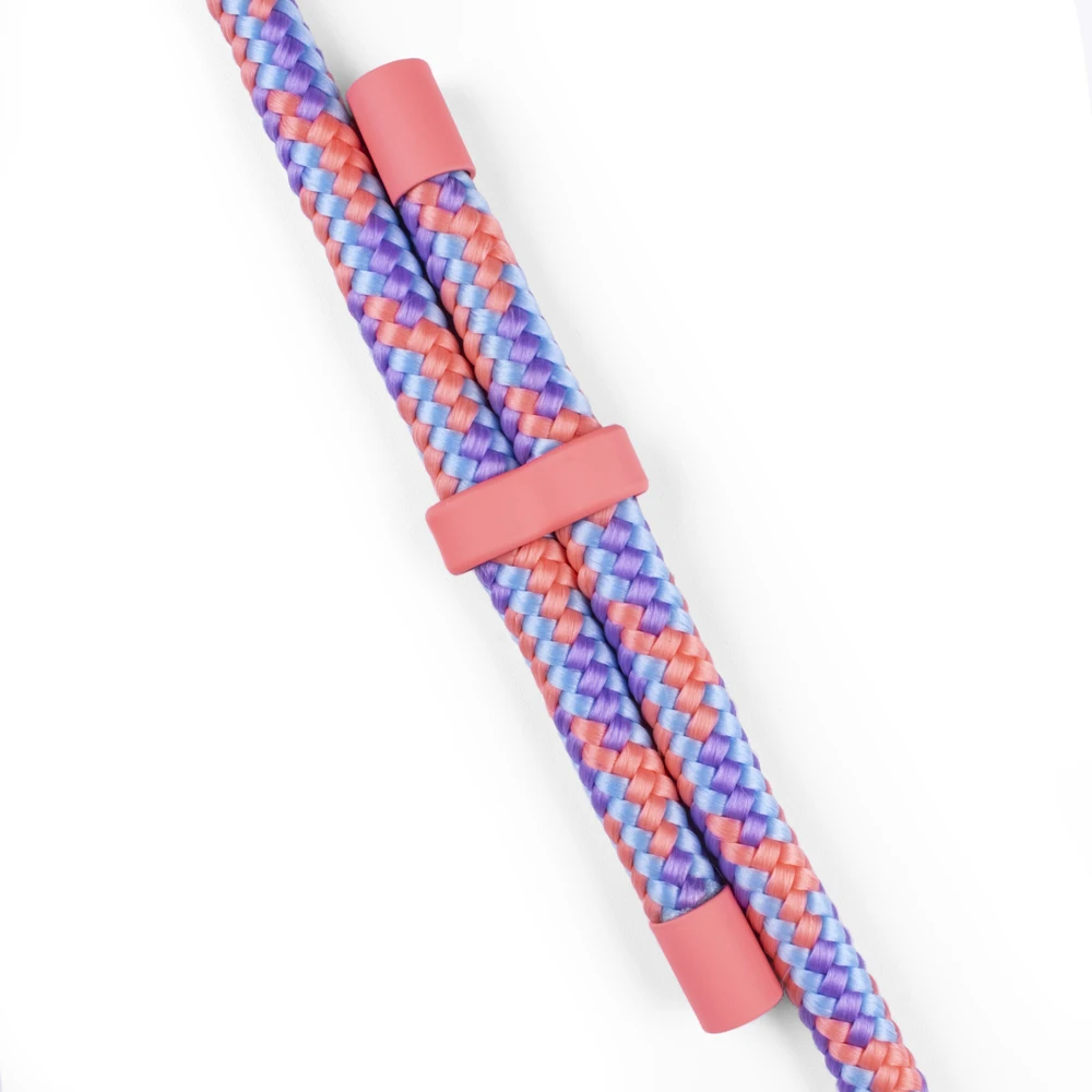 

In Stock Customize Logo Zipper Pull Cord Stopper End Lock Zip Cord Lock Stopper End For Crossbody Phone Case, Custom