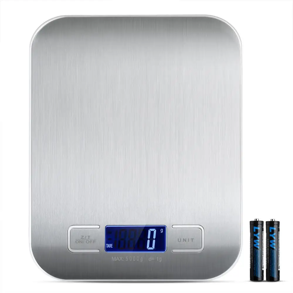

Stainless steel 5kg Digital Kitchen food weighing Scale