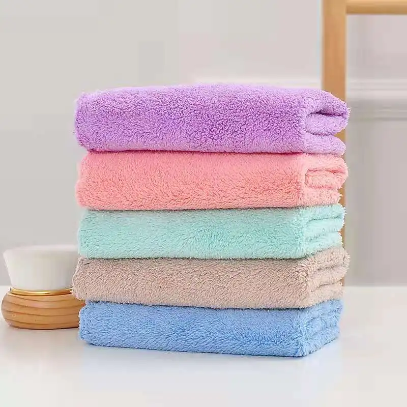 

wholesale Absorbent soft strong cleaning floor table kitchen washing cloth rag towel microfiber with custom logo, Any color can be customized