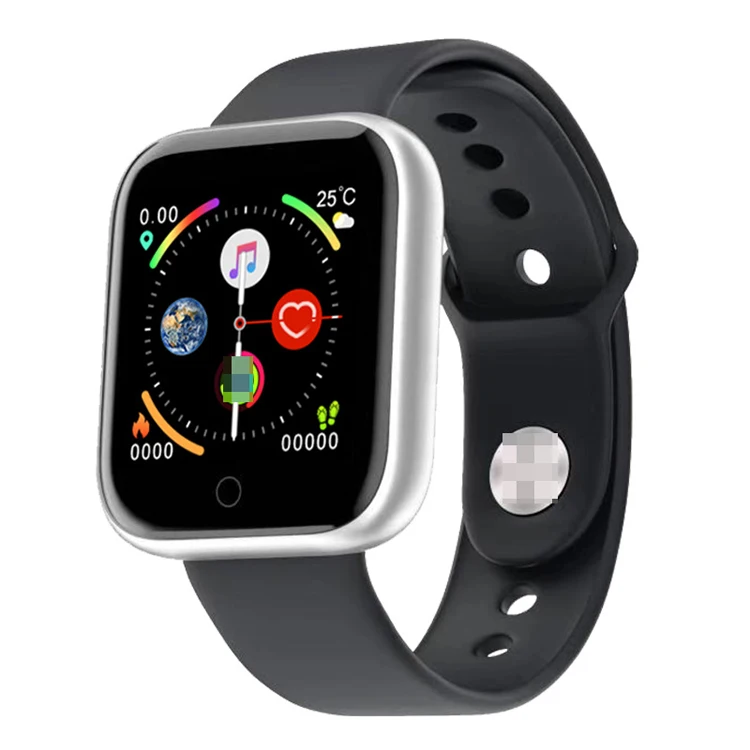 

new design fitness tracker I5 plus Heart Rate Monitor smart watch Blood Pressure i5 Smart bracelet for iphone for Android, Black, pink, white and silver