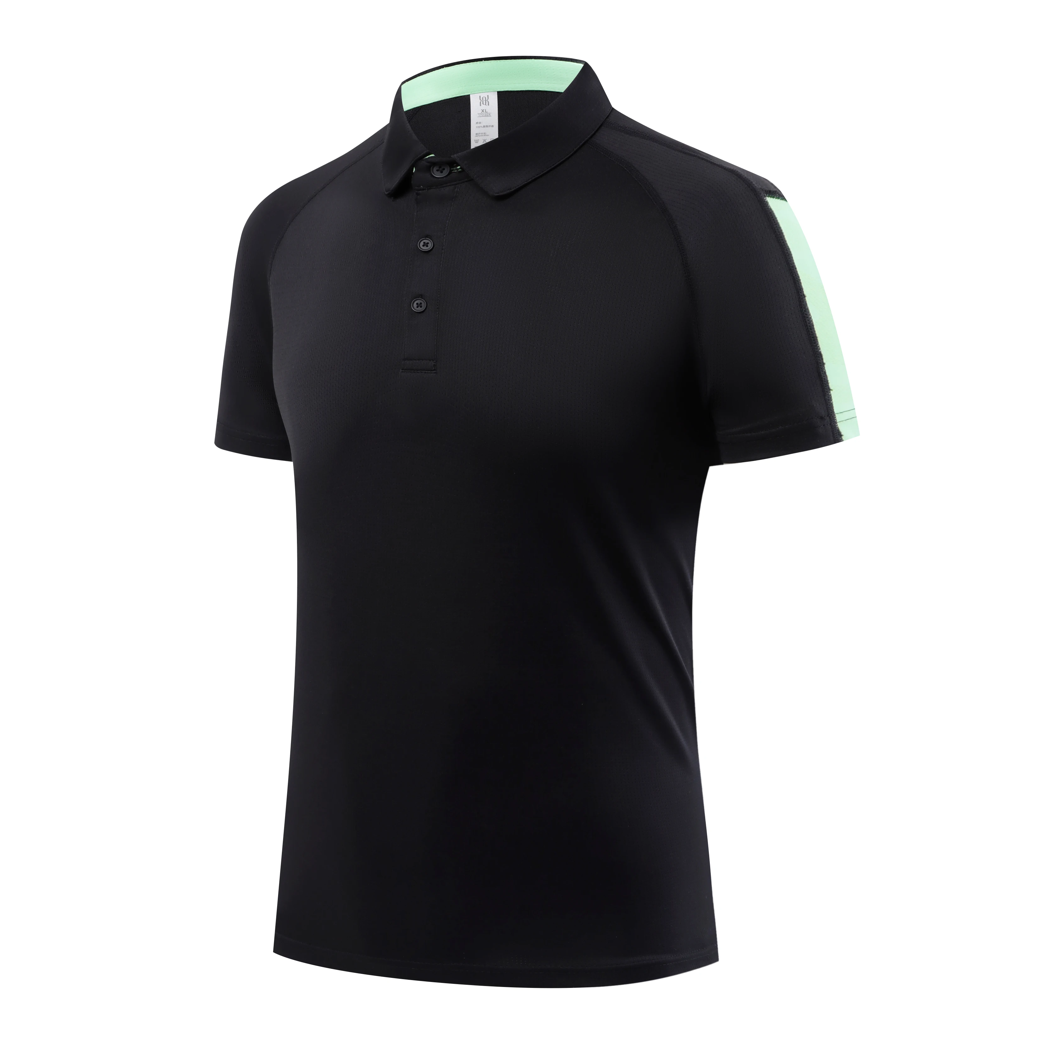 Custom Designed Men's Golf Polo Shirts Short Sleeve Polyester Spandex Brand Logo Pattern Sublimation Print Woven Fabric