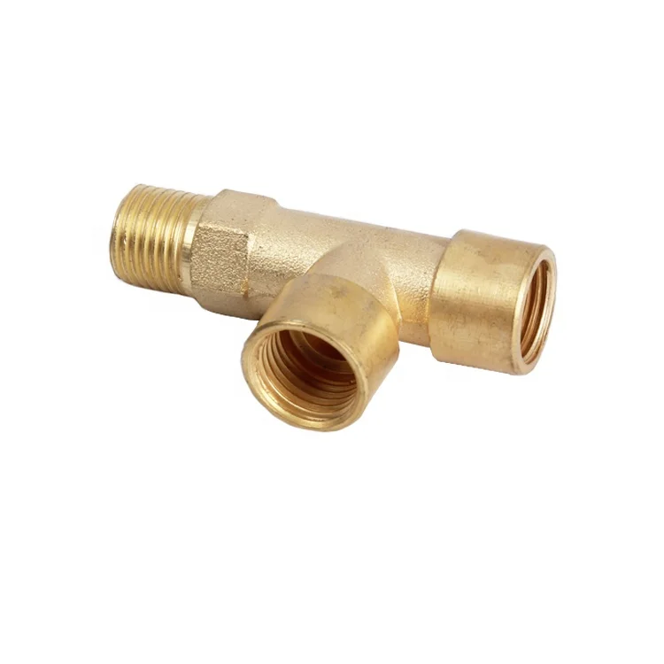 
Good quality Equal three way tee brass fitting 