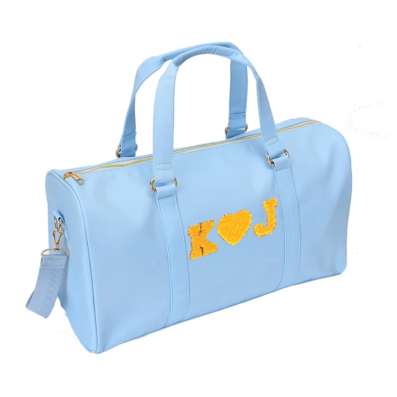 

Kaijie Colorful Lifestyle Large Capacity Classic Travel Duffel Bag Customize Sport Gym Waterproof Nylon Weekender Bags, Customized color