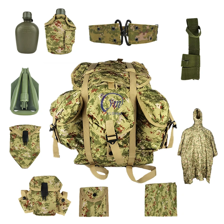 

Kuwait Assault Pack webset Military Large Army 50L Tactical Backpack, 15 colors available