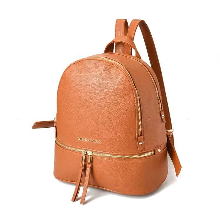 

Low Price Wholesale High Quality Fashion Women's Pu Leather Waterproof Portable Backpack