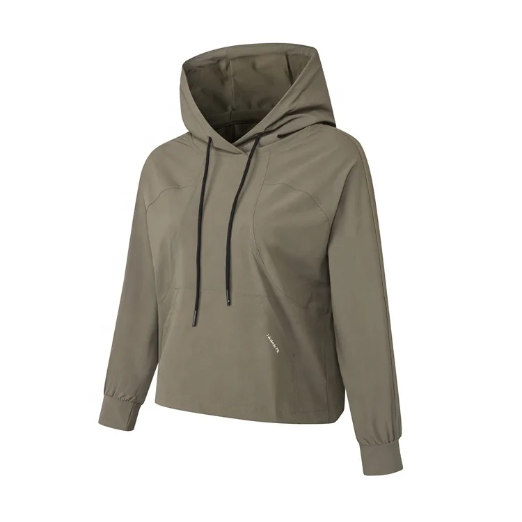 

Hot Sale Wholesale Price Lady Running Jacket Women Sport Hoodie, Any colors can be made