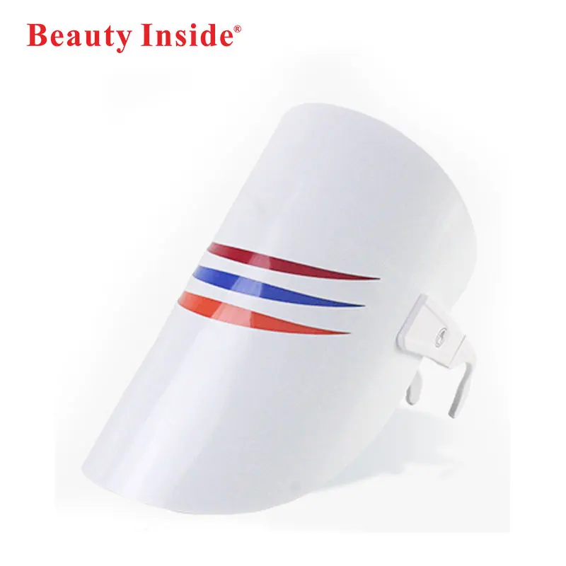 

Led Facial Masks Led Light Mask Facial Care Vibration Function, White