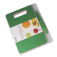 

4pcs paring knife plastic cutting board set