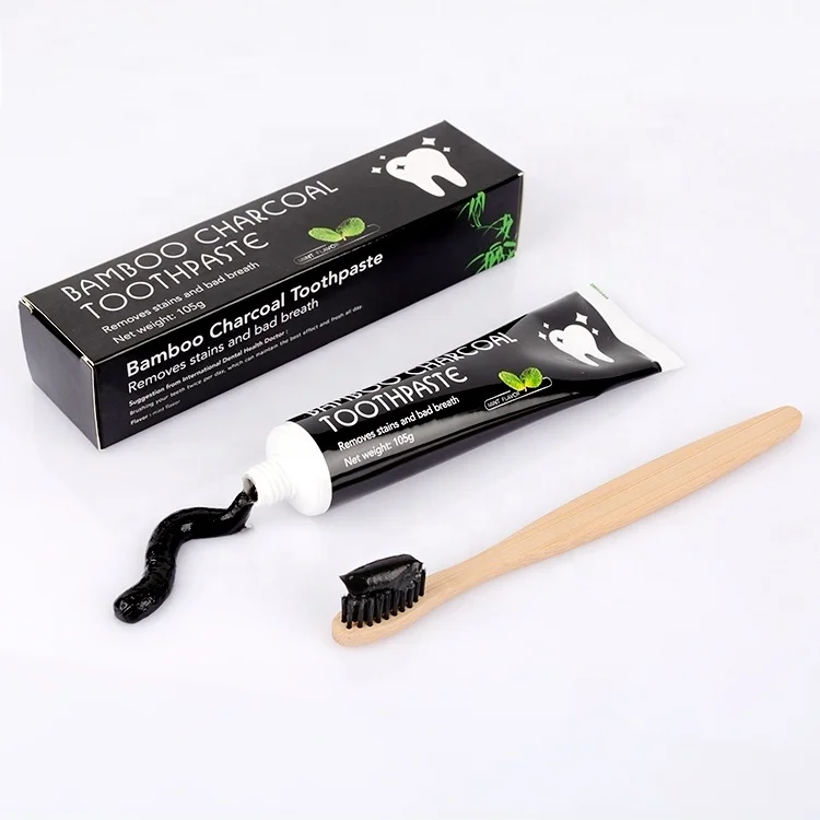 

CE Approved Bamboo Charcoal Toothpaste Adult Whitening Toothpaste Mint Black Charcoal Toothpaste