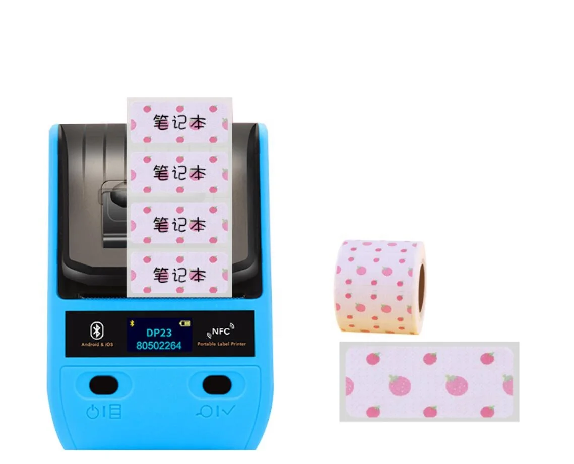 

DeTong-DP23 Portable Label Printer Color Cartoon Label Name Tag Sticker Printer