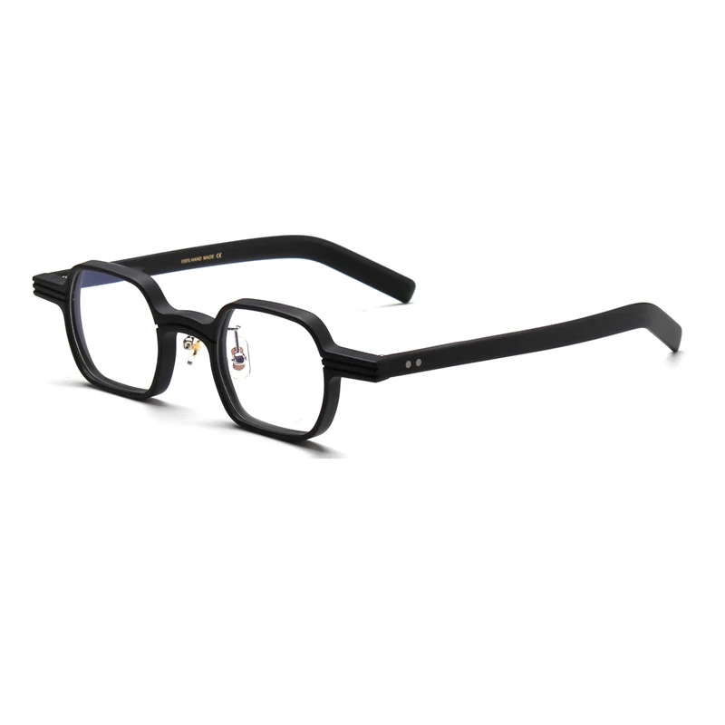 

New Fashionable Design Ready Goods High Quality Unisex Vintage Acetate Optical Round Square Frames Eyeglasses Reading Glasses, 4 colors