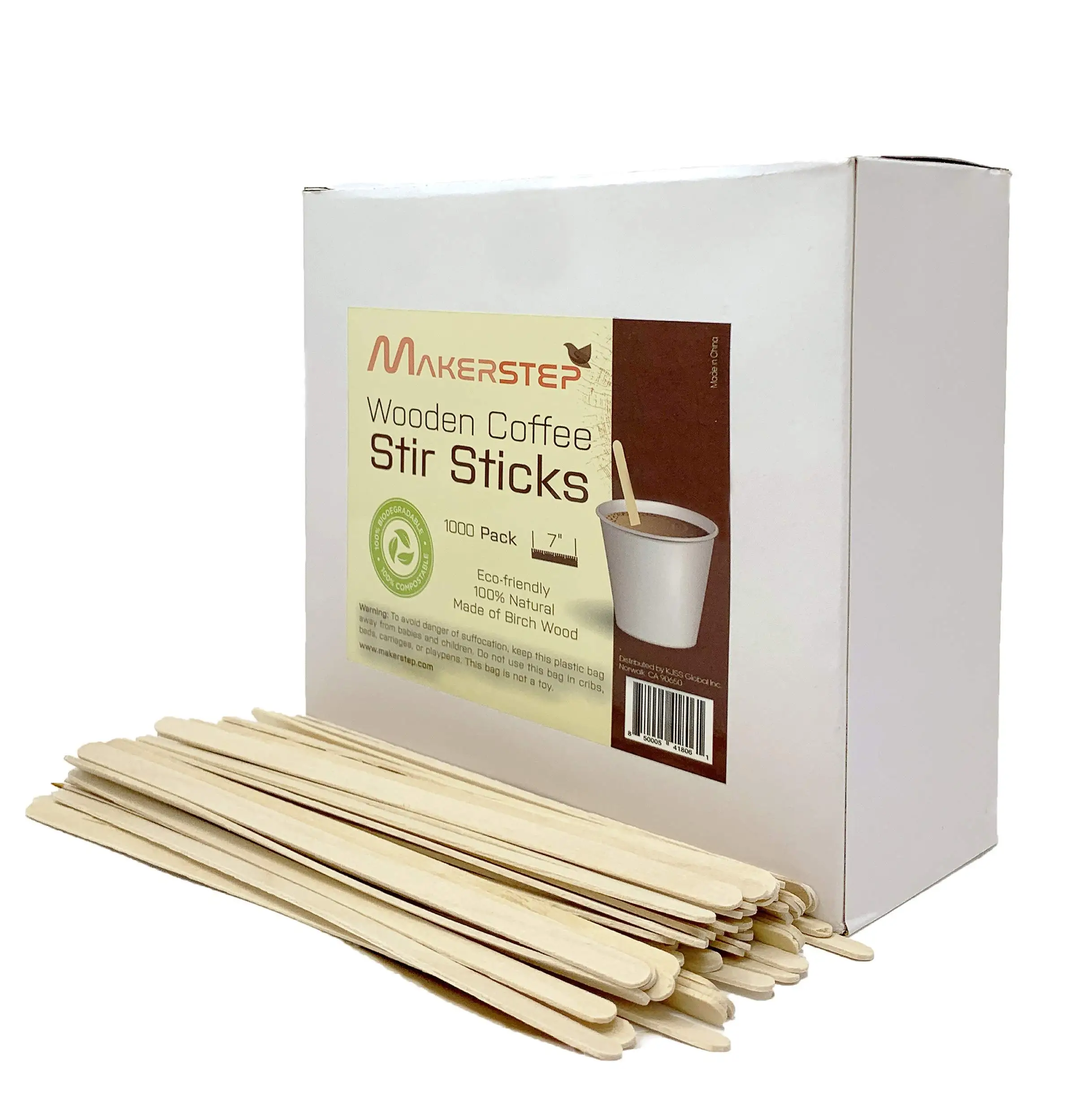 

China factory direct sell Wooden Sticks, disposable birch wood coffee stirrer, Customized color