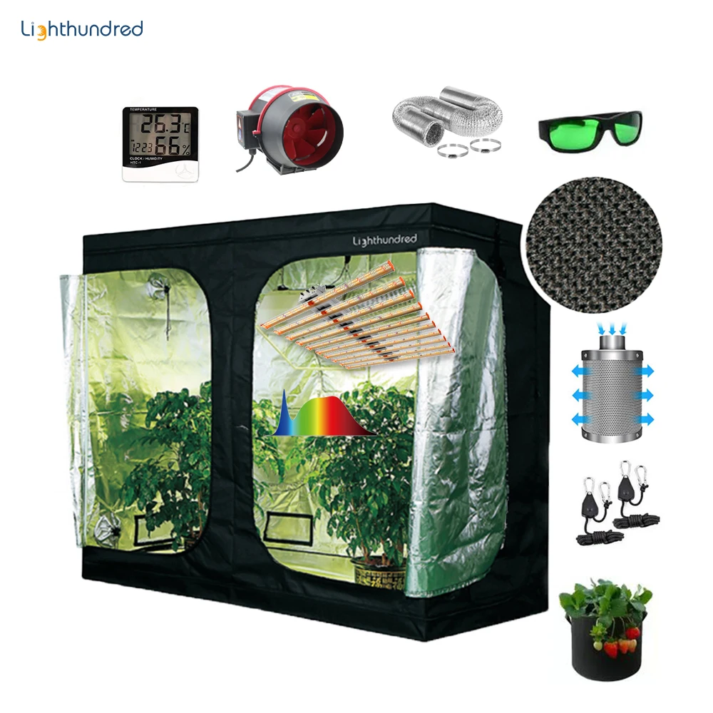 

600D1680D Hydroponic 200*200*200 Grow Tent For Indoor Growing System Grow Tent Kit