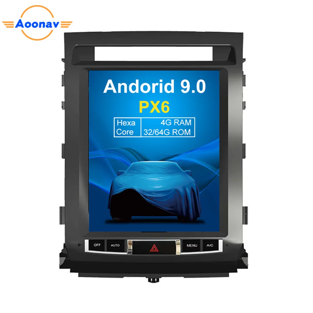 

AOONAV Car Radio Multimedia Player GPS Navigation for Toyota Land Cruiser 2008-2015 Car Radio GPS Navigation DVD Player, Black