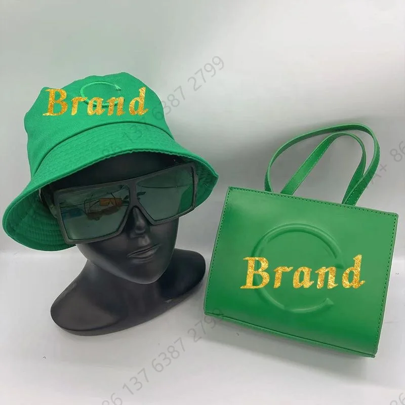 

Designer 3 piece set purse glasses hat high quality fashion sunglasses women luxury famous brand ladies hand bags handbags