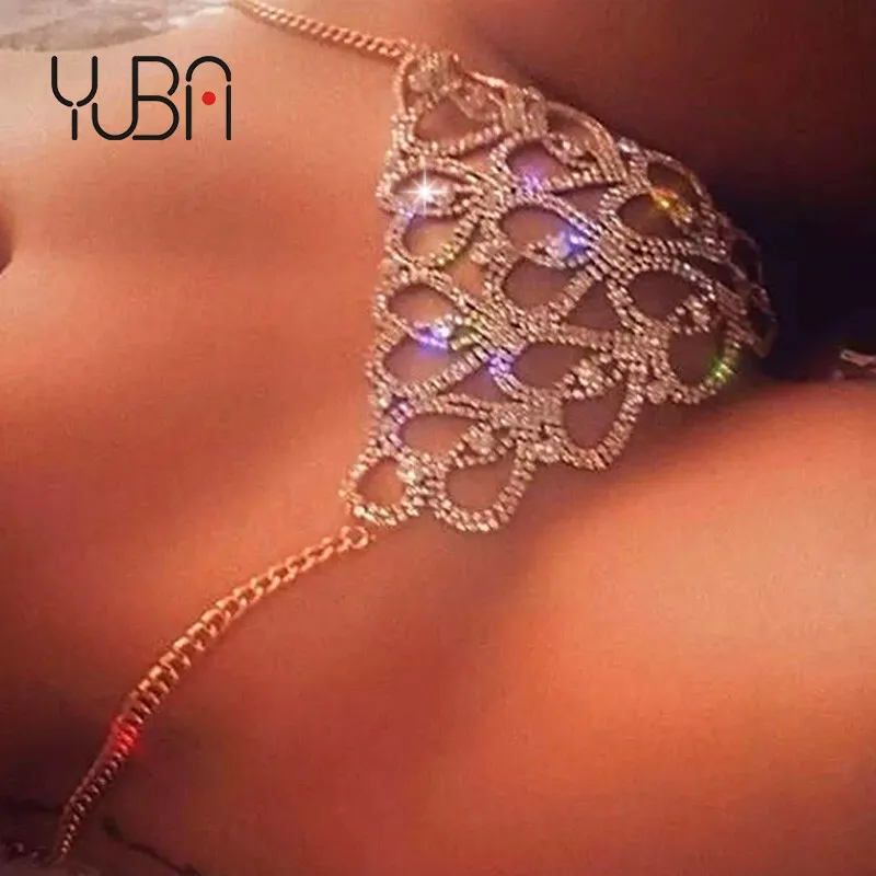 

2021 New Style High Quality Wholesale Sexy Rhinestone Panties Flash Body Chain Jewelry Sexy For Women
