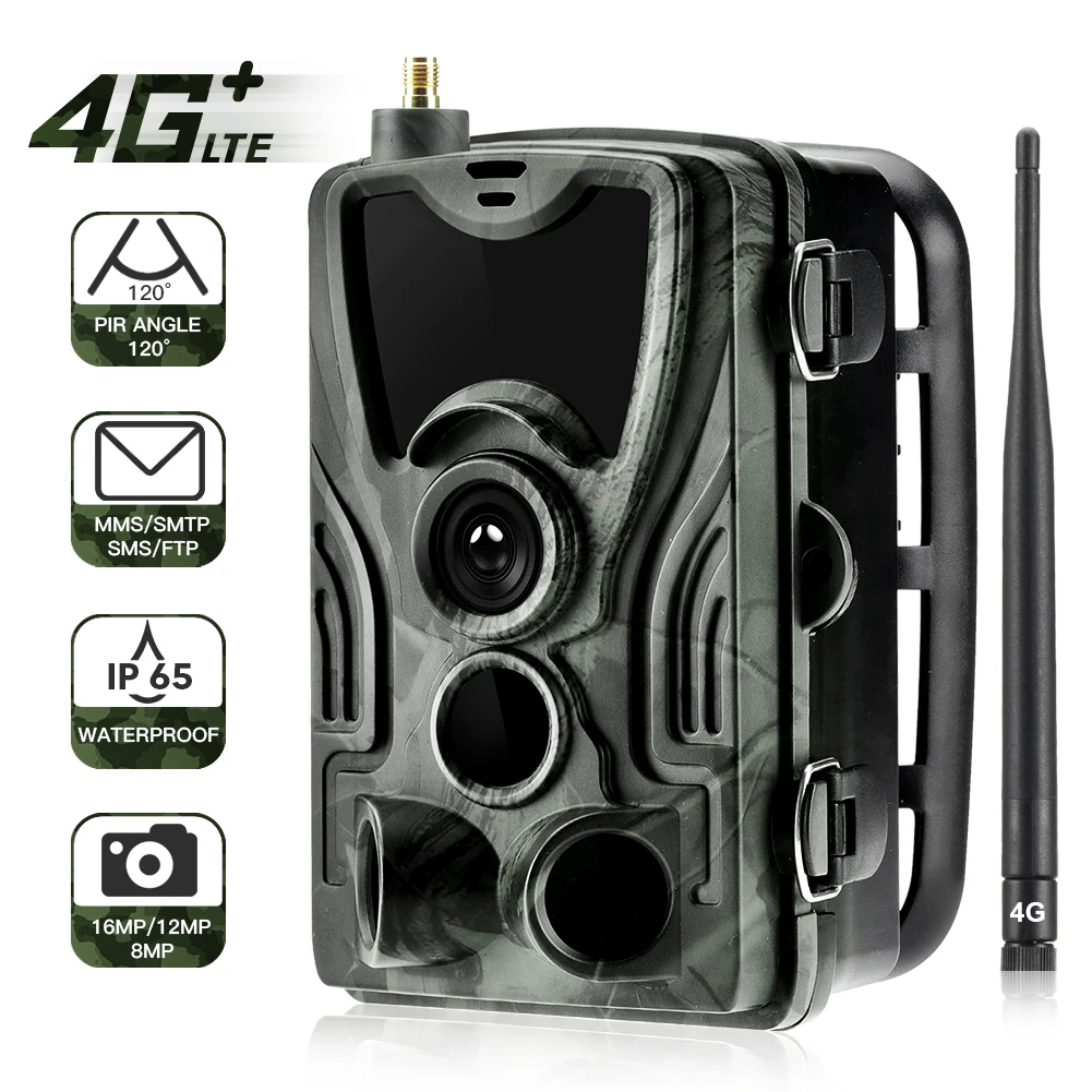 

SUNTEK 4G Hunting Trail Camera HC-801LTE Supports Full Size Photos and Video Transmission For Photo Traps