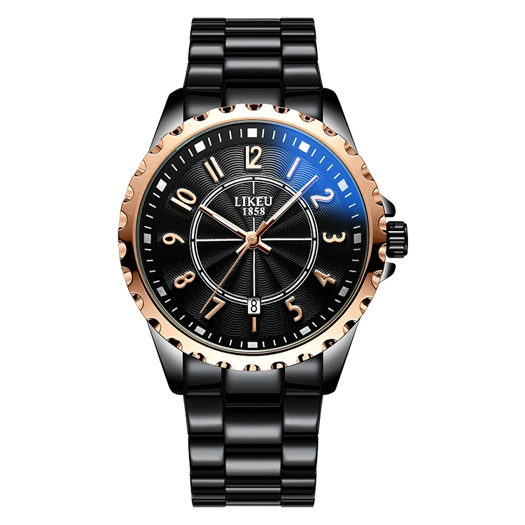 New fashion luxury waterproof men ceramic mechanical hand watch for male