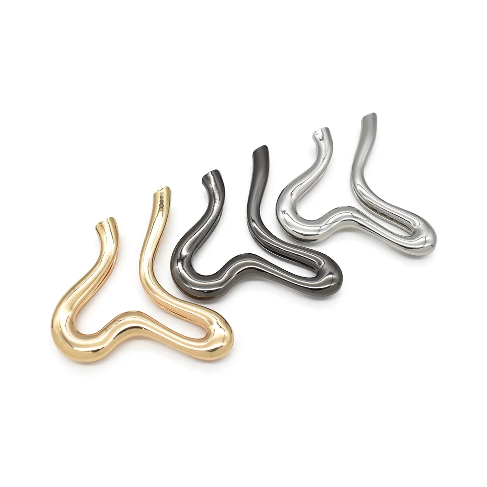 Unique Irregular Round Front Swimsuit Buckles Rust-Proof Women's Bikini Accessories
