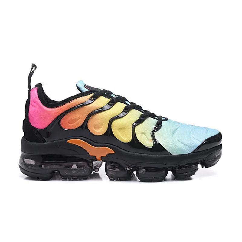 

2020 China Wholesale New Arrival Women-Man Lovers Shoes Large Size 45 Patchwork Neon Blue White Blue Sports Air Cushion Sneakers, 1-16