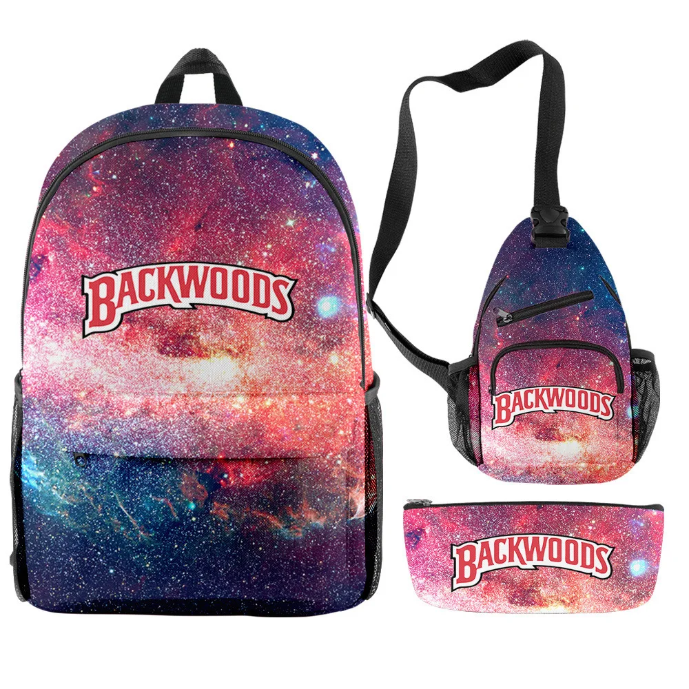 

Good Quality Cookie Backwoods Smell Proof Bags 3 Pieces Set Fashion Laptop Book School Backpack