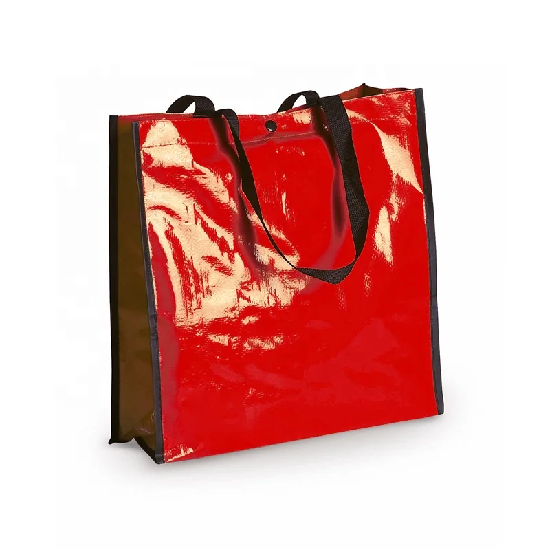 

Custom Promotional item Eco Laminated Non-woven Tote Bag with Logo Shopping Bag TNT Bag, Customized color