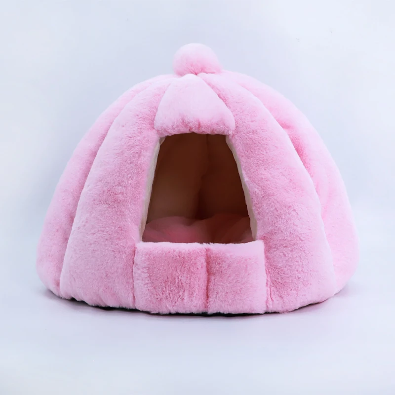 

Wholesale Fashion Winter Kennel Puppy Pet Dog Bed with Sofa Warming Soft Dog House Pet Nest warm pet house