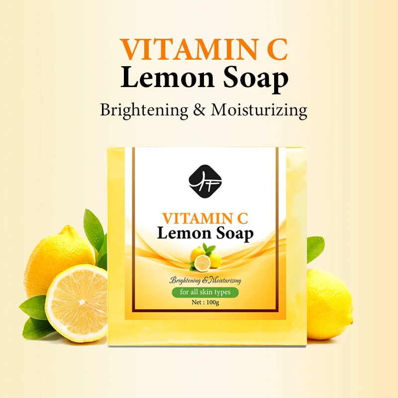 

Hot selling Private Label Lemon Soap Bar Organic Oil skin deep cleaning Whitening Lemon Essential Oil Soap Lemon Soap