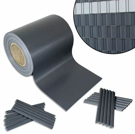 

19cm*35m Green Grey Sichtschutzstreifen PVC Screen Fence Strip Roll for Garden Privacy Protector, Grey or custom