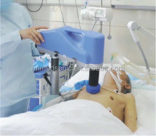 
Cardiopulmonary resuscitation used with defibrillator 