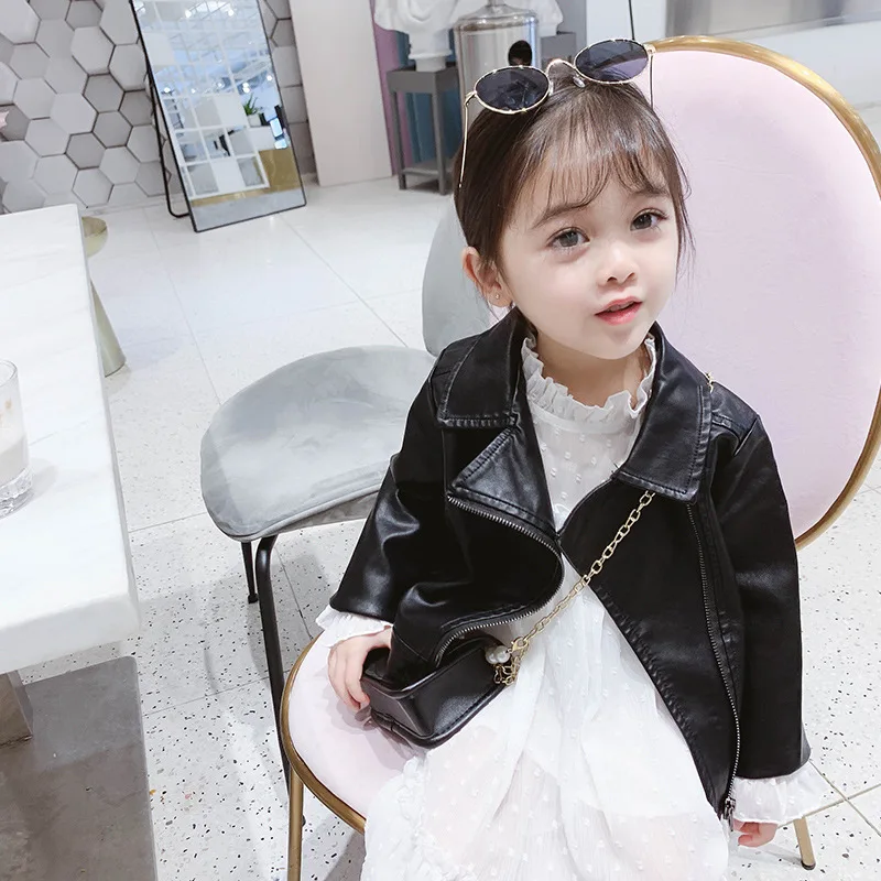 Baby Leather Jacket, Babies & Kids, Babies & Kids Fashion on Carousell