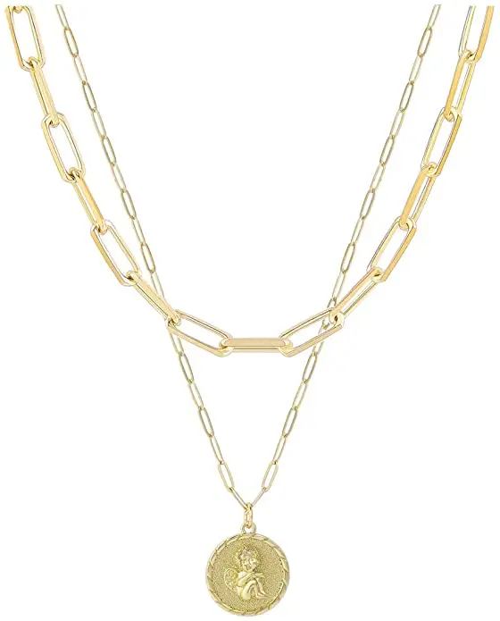 

Gold Layered Choker Necklace for Women