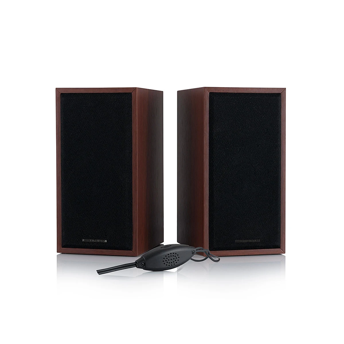 

Fast Delivery Stock Wood Grain Promotional USB powered Desk PC Computer speaker