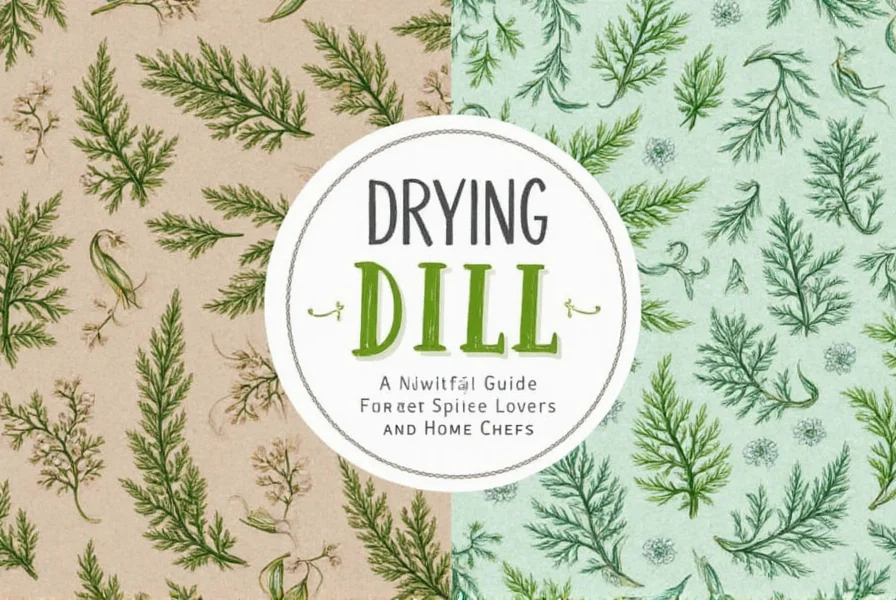 Oven Drying Dill