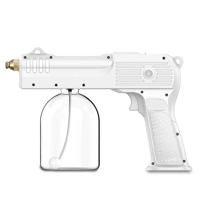 

OEM/ODM Nano Steam Spray Gun Disinfection Portable Electric Wireless Blue Ray Nano Atomizer Sprayer Gun Pistola Desinfectante, Customized