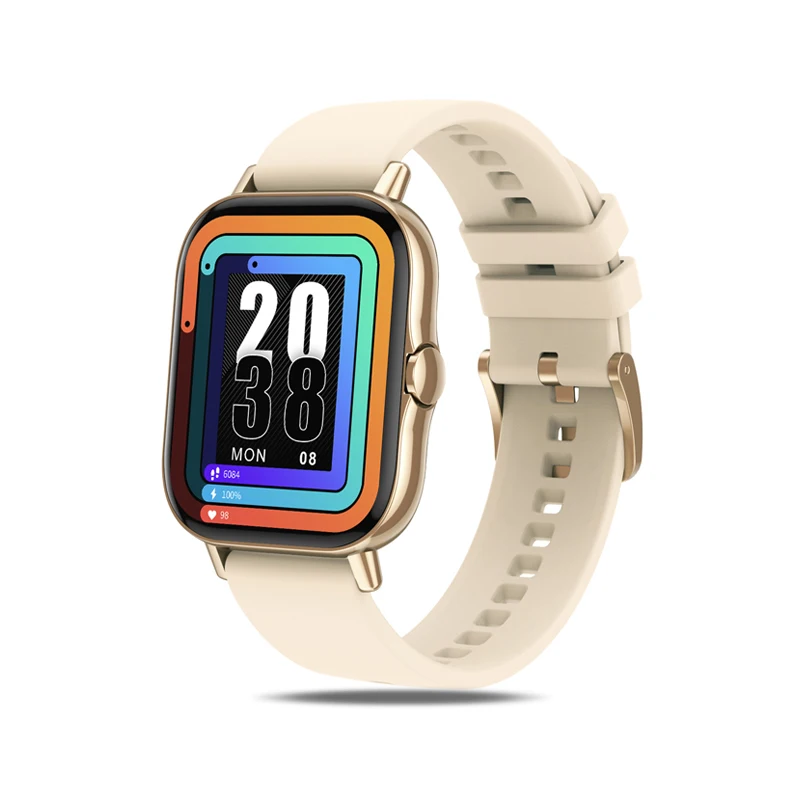 

Free Gift Strap Cover DT94 Smart Watch 2021 Smartwatch Bt Call ECG Sport Fitness Tracker Bands Pk Dt100 Reloj Smart Watch DT94, Gold black silvers
