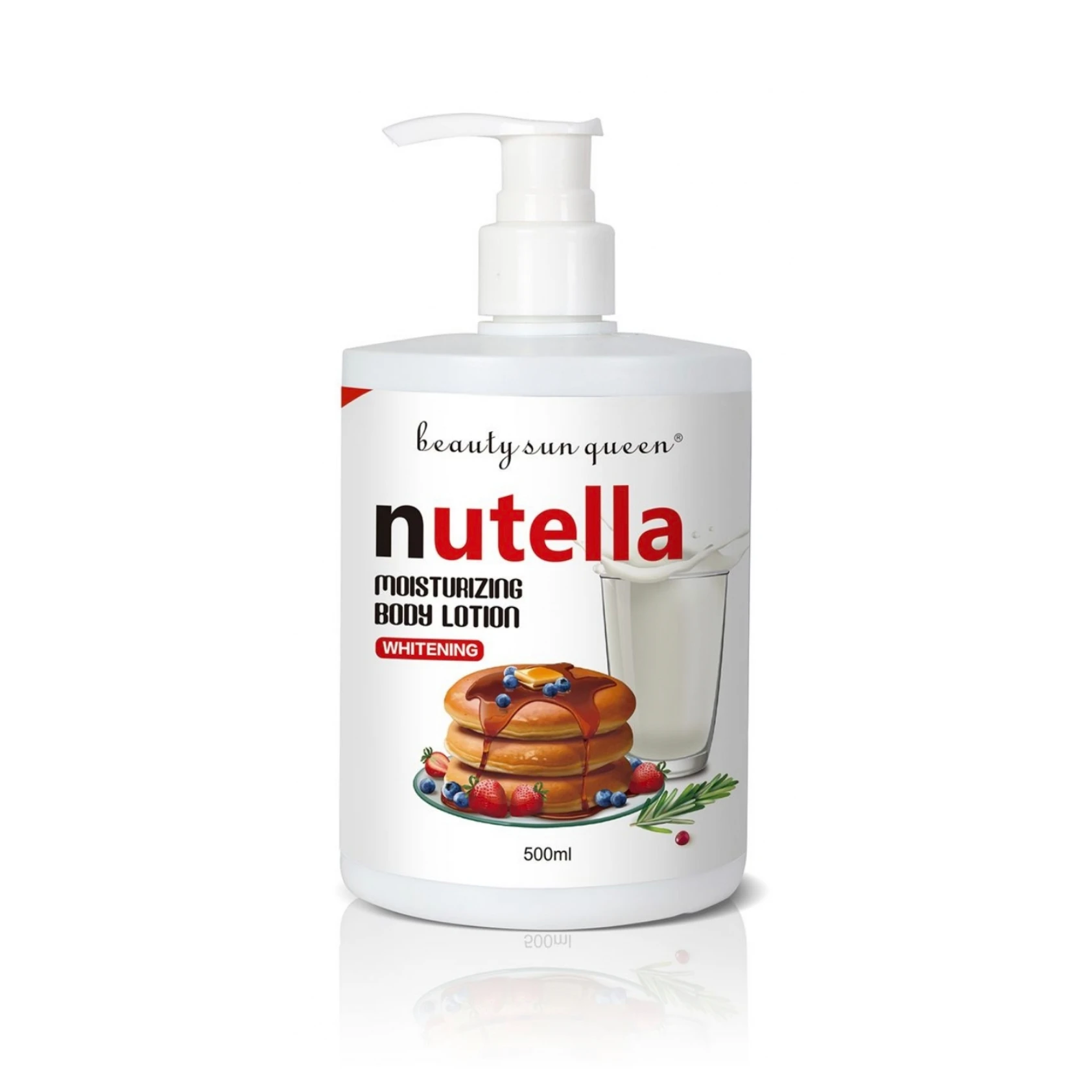 

Wholesale Private Label Lightening Perfume Moisture Best Skin Whitening Nutella Body Lotion, Customized color